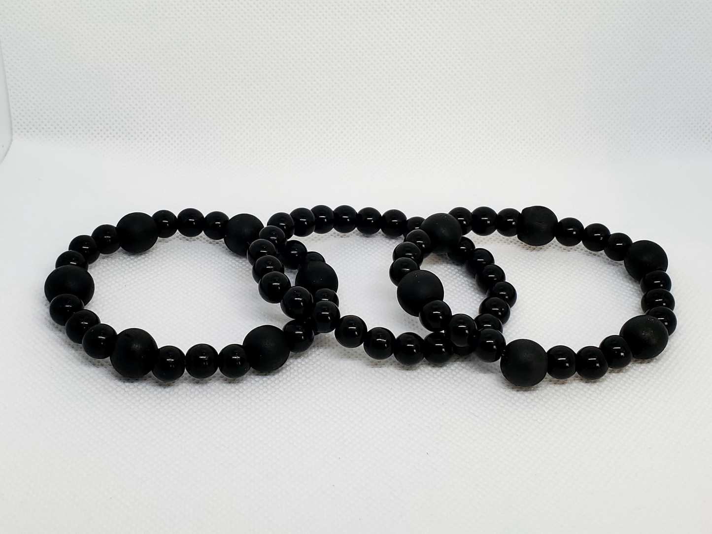 NOIR link Bead Bracelet