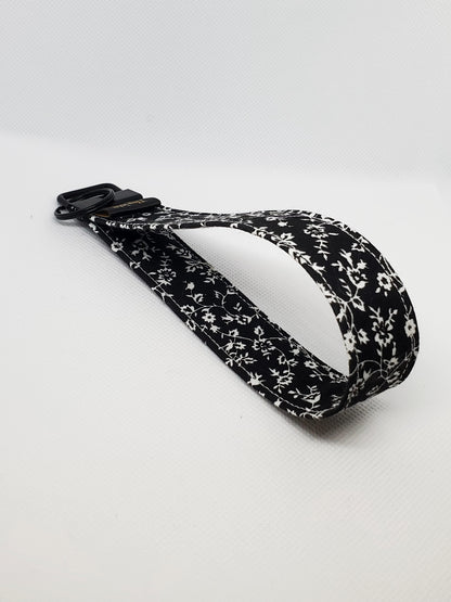 Floral Noir Wristlet