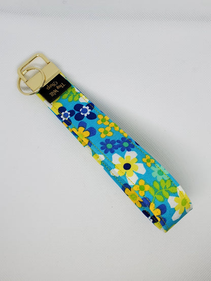 Spring Flower Wristlet