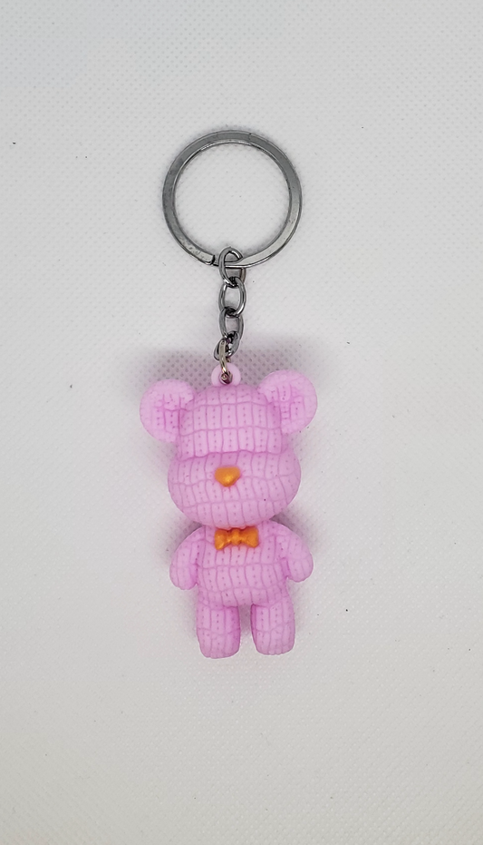 Plum Paws Bear Charm Keychain