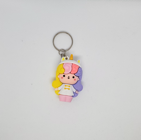 unicorn doll Keychain