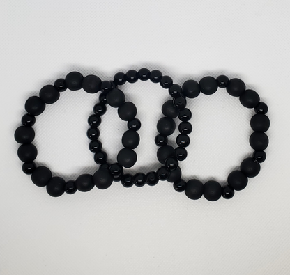 NOIR Bead Bracelet