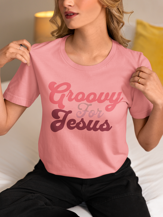 Groovy for Jesus Tee