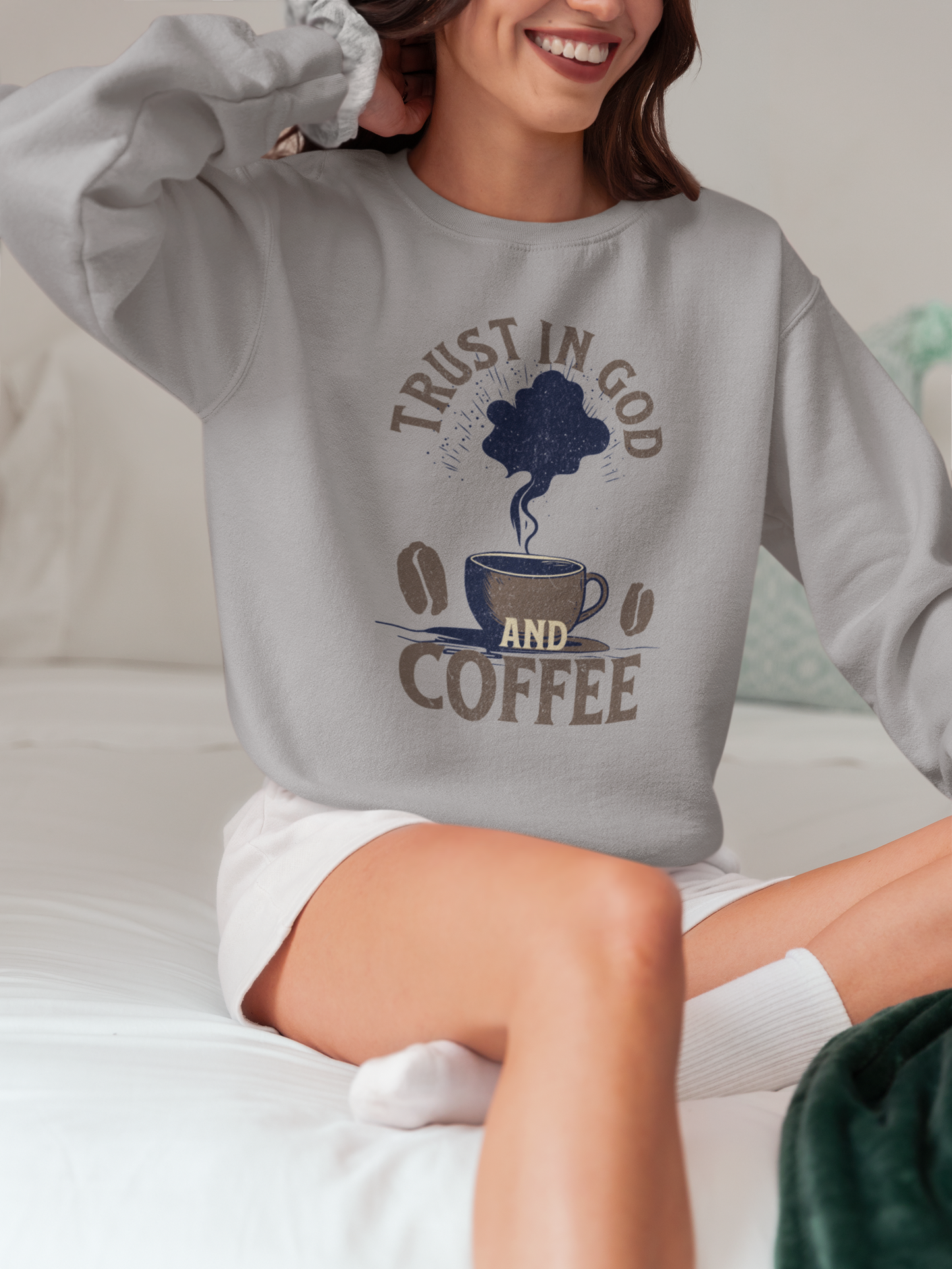 Trust in God Midweight Crewneck Sweatshirt