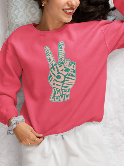 God Gives Retro Midweight Crewneck Sweatshirt