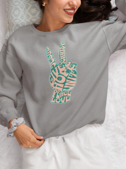 God Gives Retro Midweight Crewneck Sweatshirt