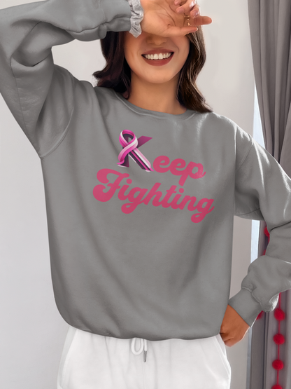 Keep Fighting Midweight Crewneck Sweatshirt