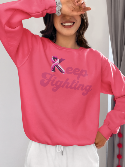 Keep Fighting Midweight Crewneck Sweatshirt